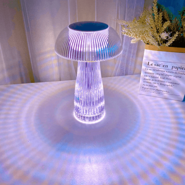 Rechargeable Crystal Jellyfish Table Lamp