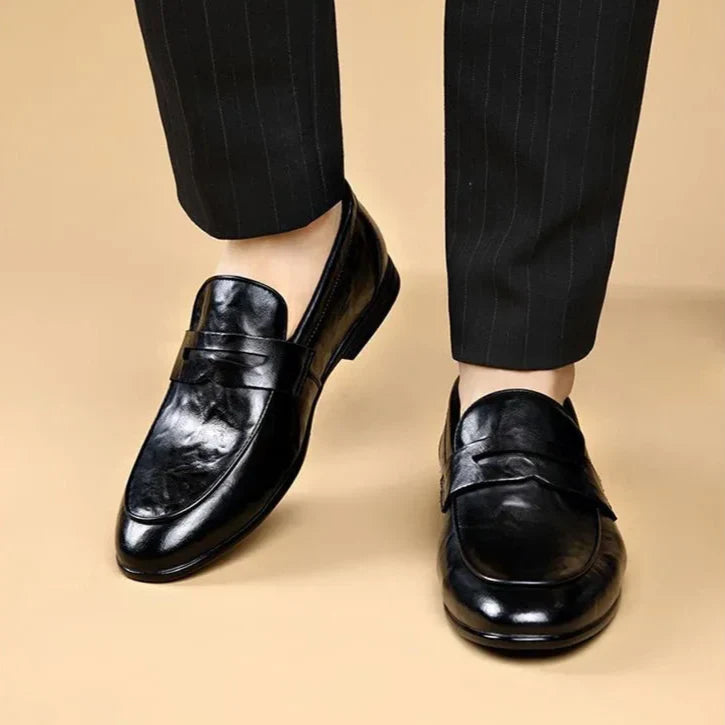 Authentic Premium Leather Slip On Shoe