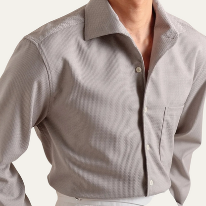Classic Fit Italian Mens Dress Shirt - Business Casual Style