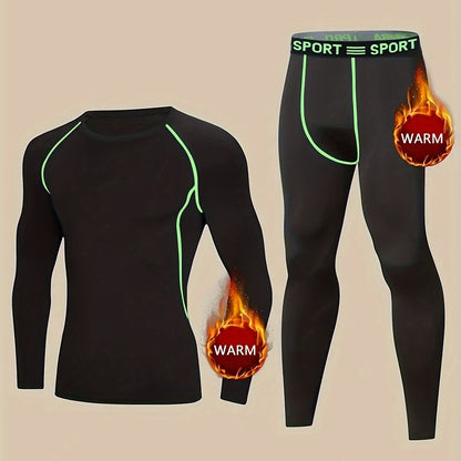 Warm Fleece Base Layer Set for Men