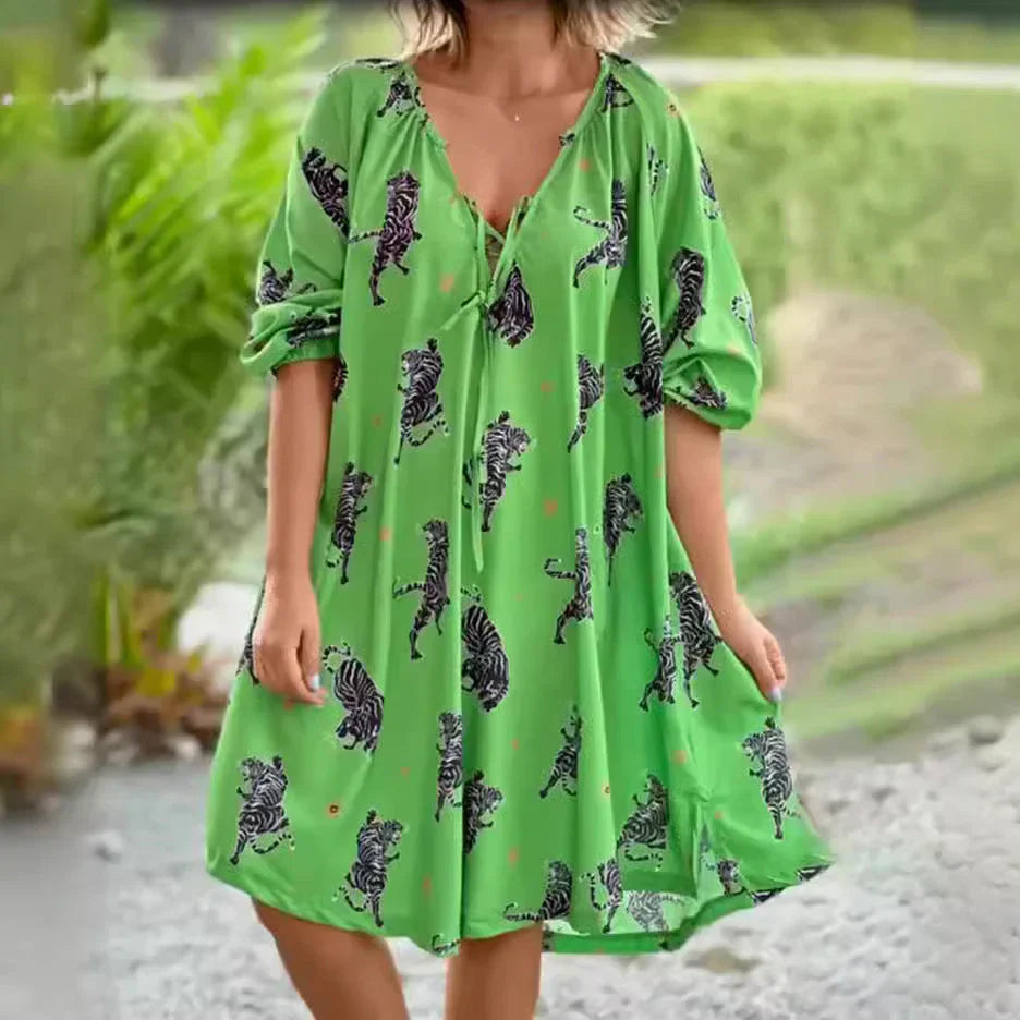Breathable Casual Sundress for Ladies