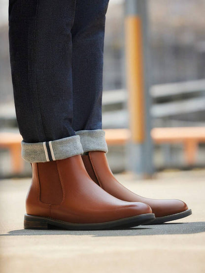 Men's Tough Everyday Ankle Boots with Thick Sole