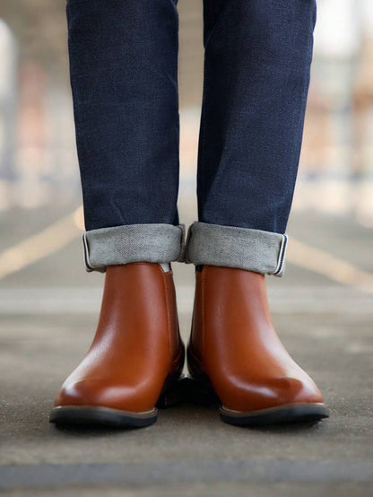 Men's Tough Everyday Ankle Boots with Thick Sole