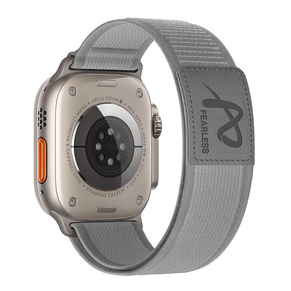 Strong Adjustable Strap for Apple Watch with Leather Accent