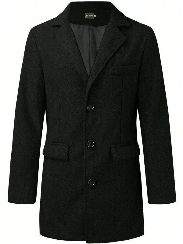 Warm Waterproof Long Coat for Men