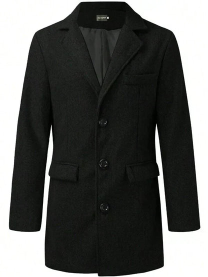 Warm Waterproof Long Coat for Men