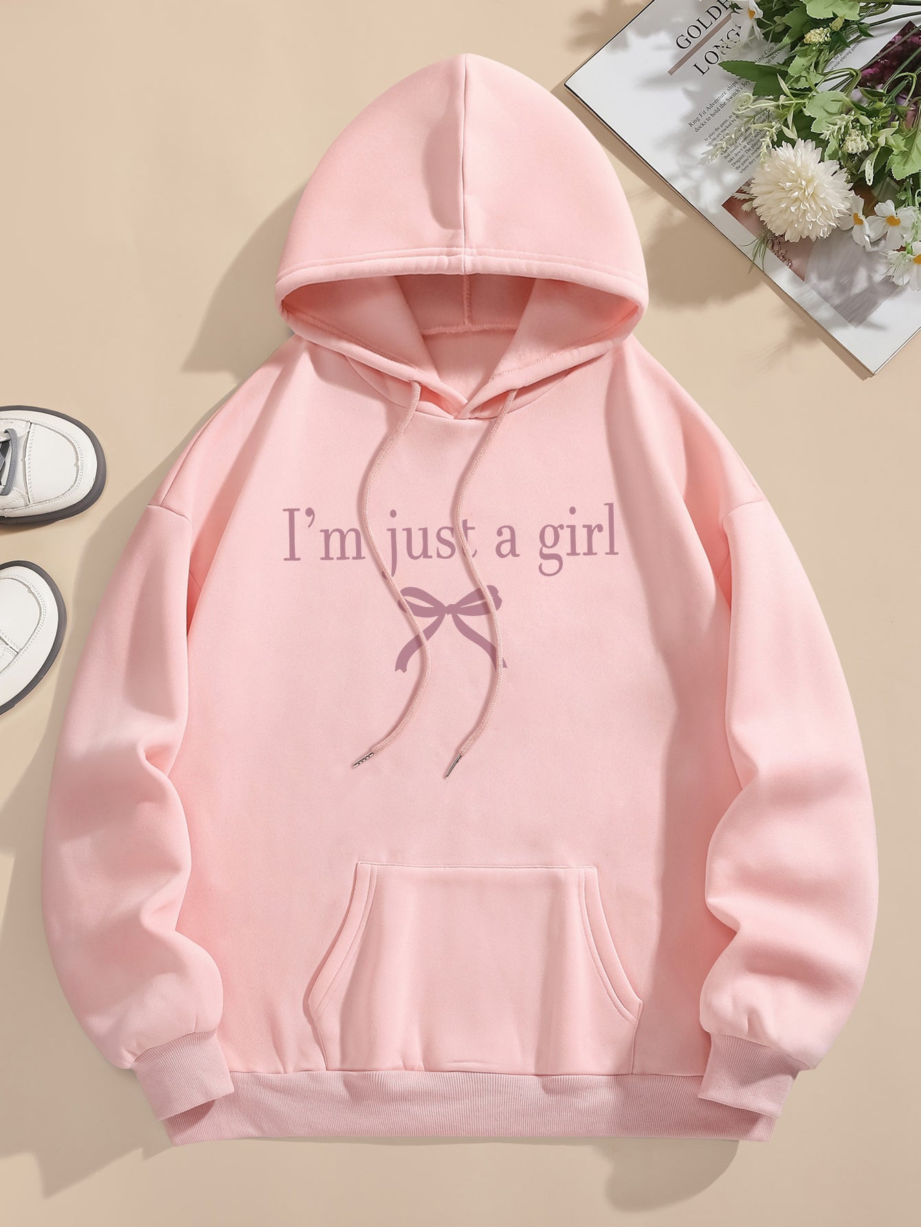 Relaxed Fit Ladies Graphic Sweatshirt
