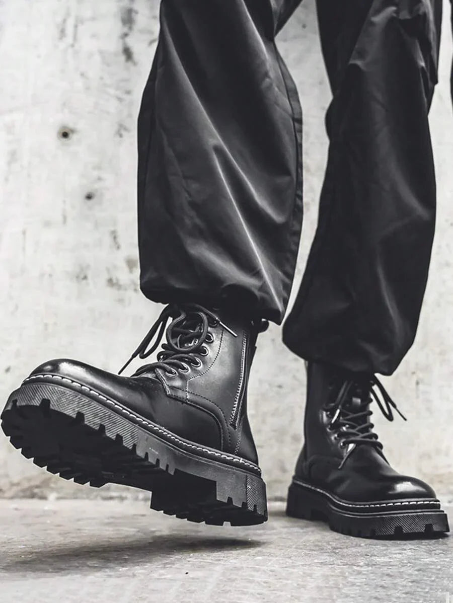 Supportive Ankle High Orthopedic Boots with Side Zipper