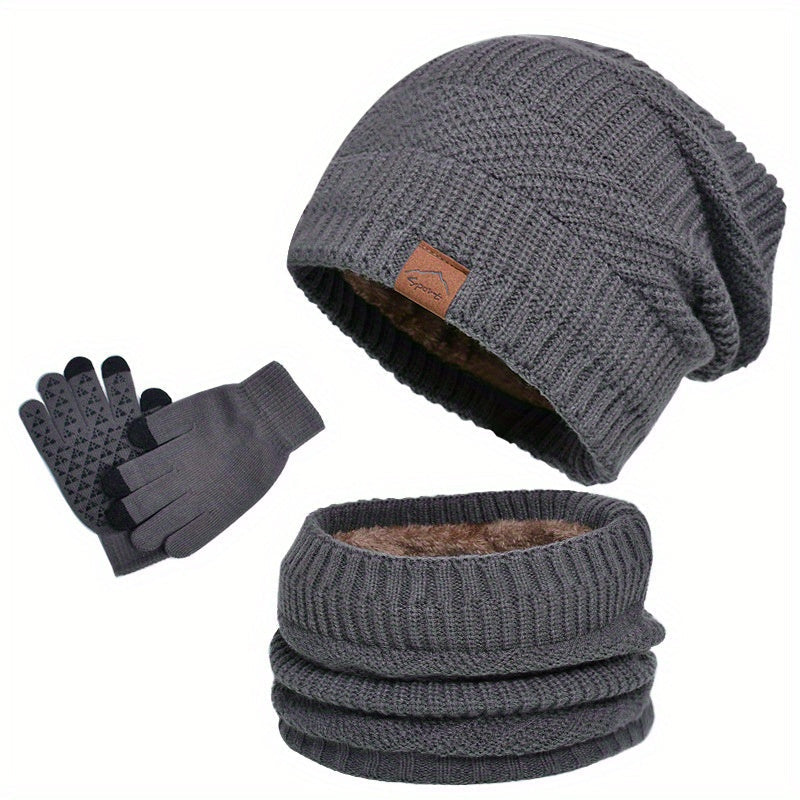 Cozy Mens 3 Piece Winter Set