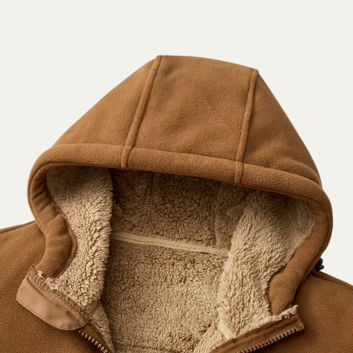 Warm Men's Full Zip Fleece Hoodie Jacket