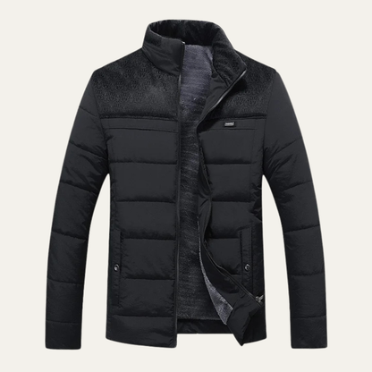 Warm Mens Padded Down Filled Parka Jacket - OutfitLondon