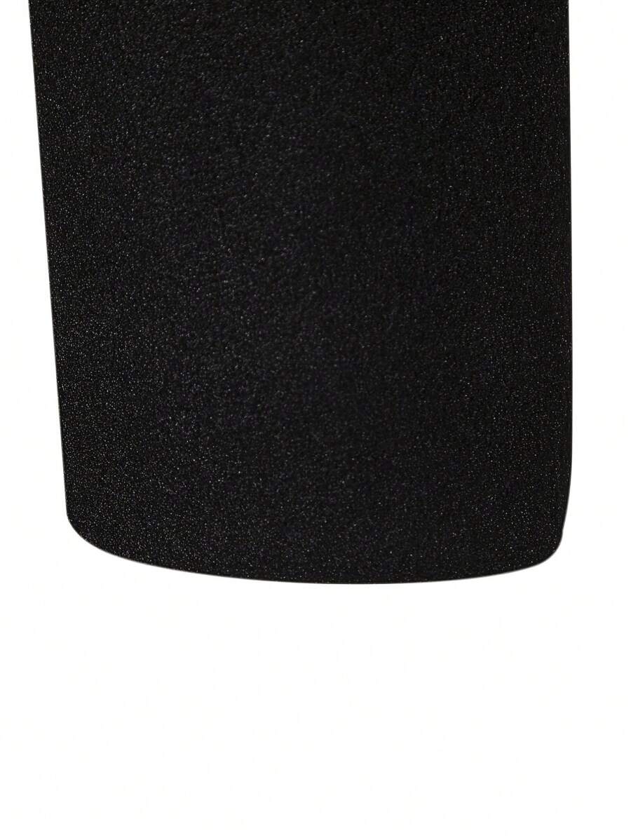 Warm Thick Black Wool Coat