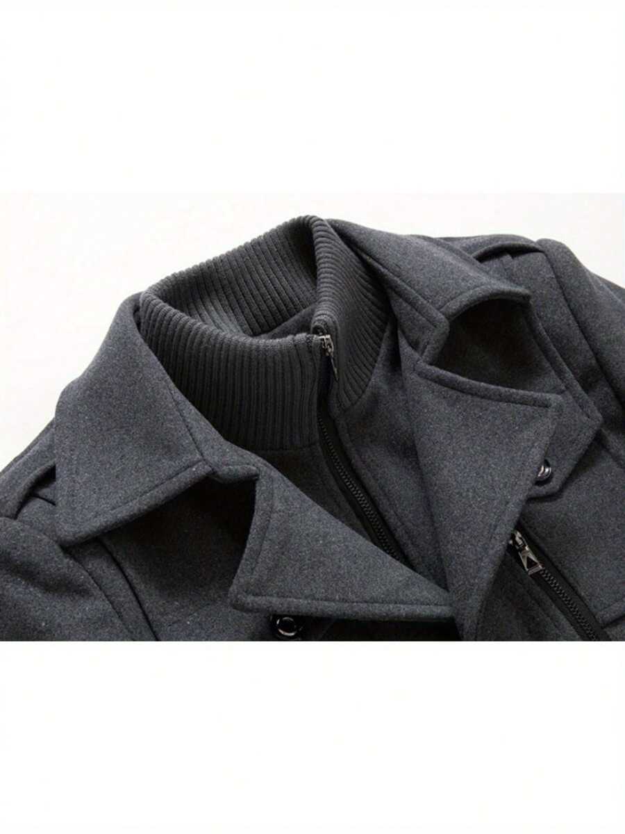 Warm Waterproof Parka Style Long Coat for Men