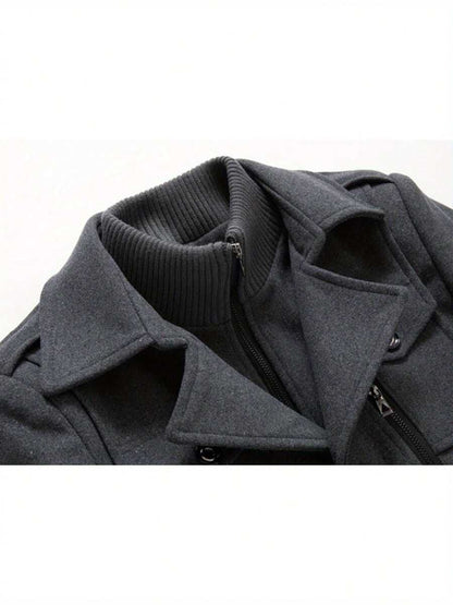 Warm Waterproof Parka Style Long Coat for Men