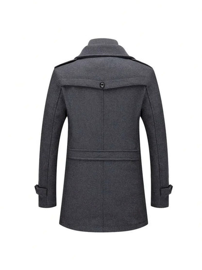 Classic Gray Wool Office Jacket