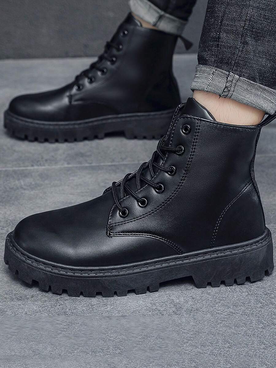 Supportive Ankle High Orthopedic Boots with Side Zipper