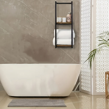 Compact Towel Holder for Bathroom Wall