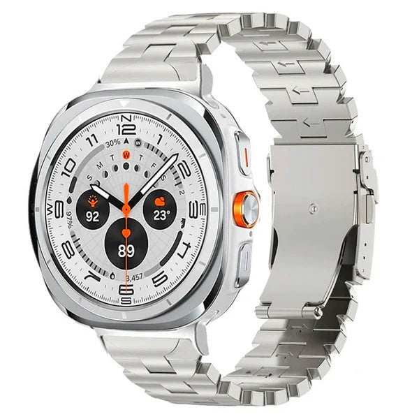 Vibrant Floral Metal Band for 47mm Smartwatches