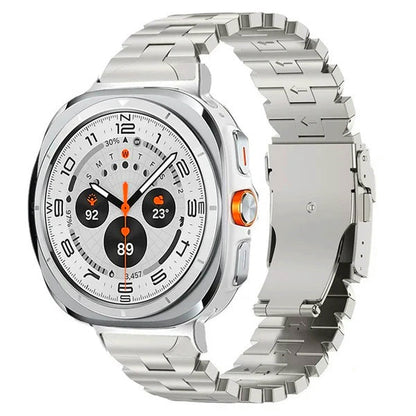 Vibrant Floral Metal Band for 47mm Smartwatches