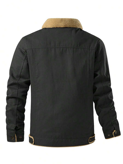 Warm Parka Jacket Khaki