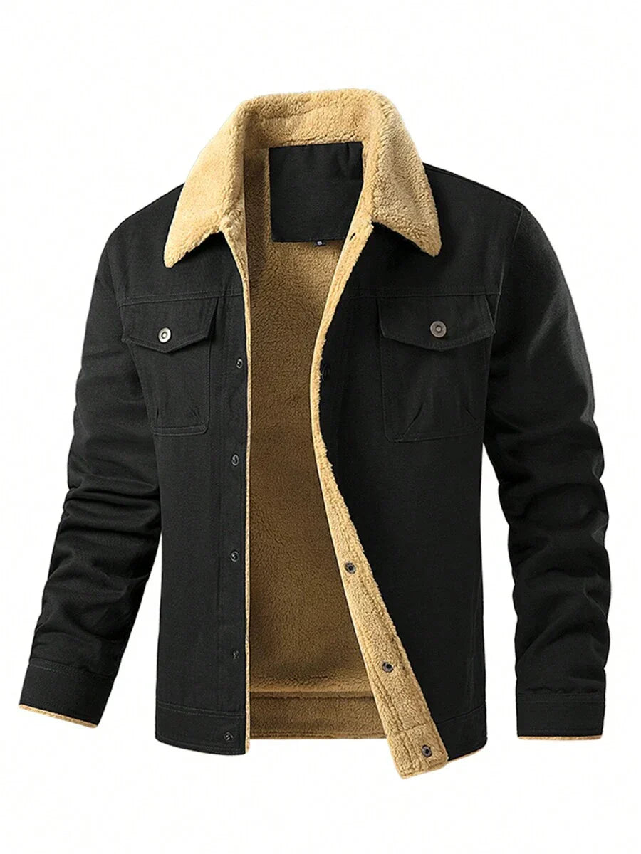 Warm Parka Jacket Khaki
