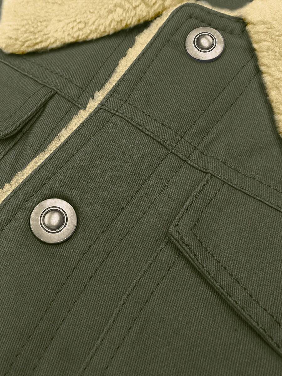 Warm Parka Jacket Khaki