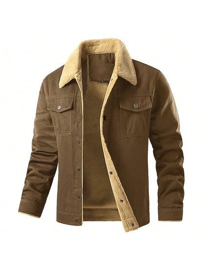 Warm Parka Jacket Khaki