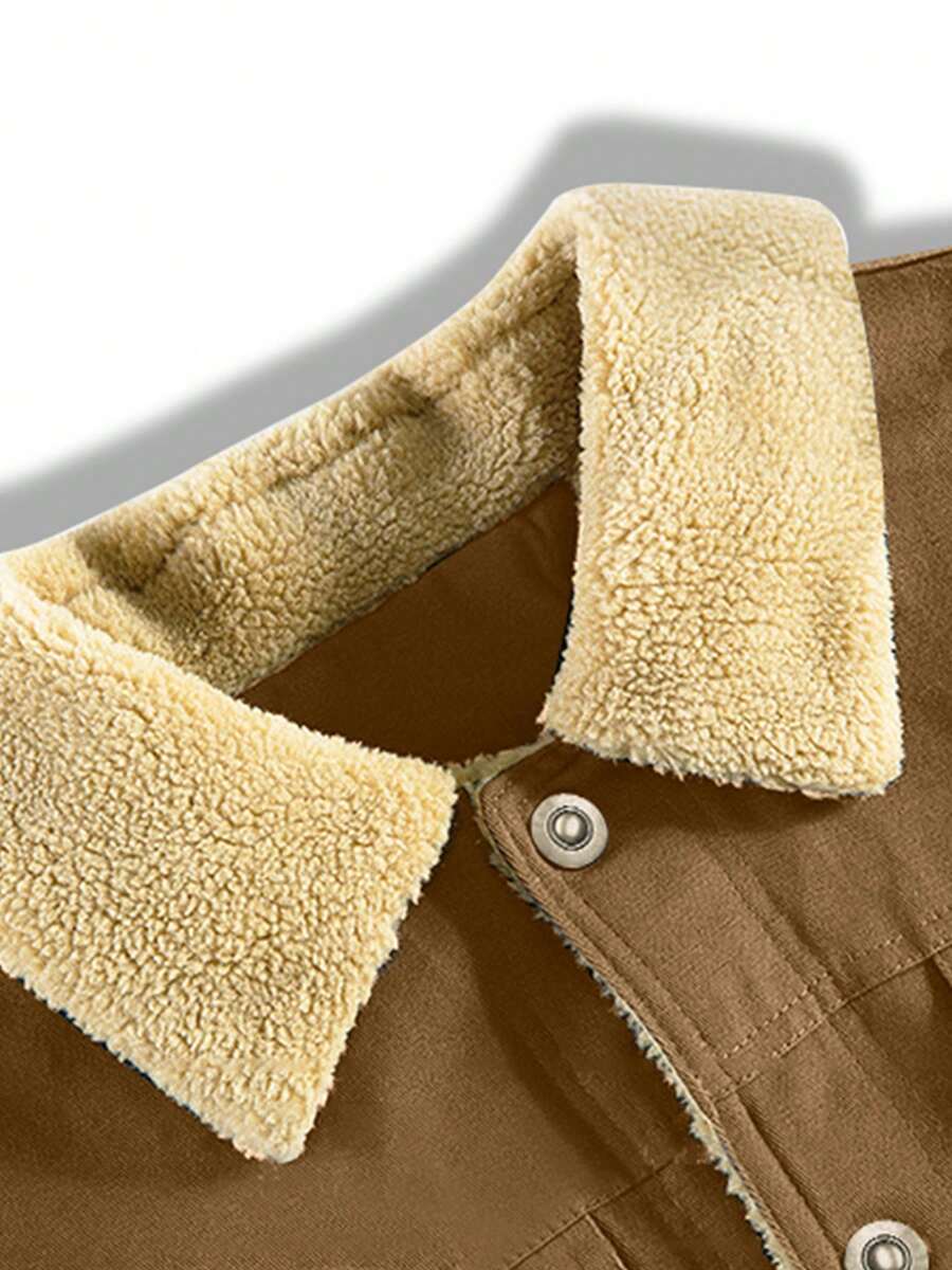 Warm Parka Jacket Khaki