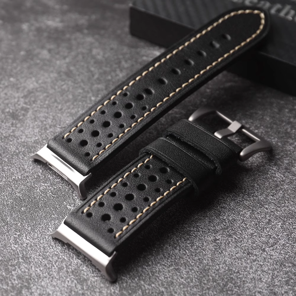 Premium Genuine Leather Watch Band for Samsung Ultra