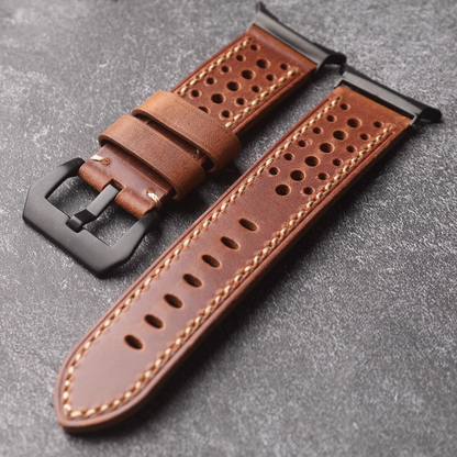 Premium Genuine Leather Watch Band for Samsung Ultra