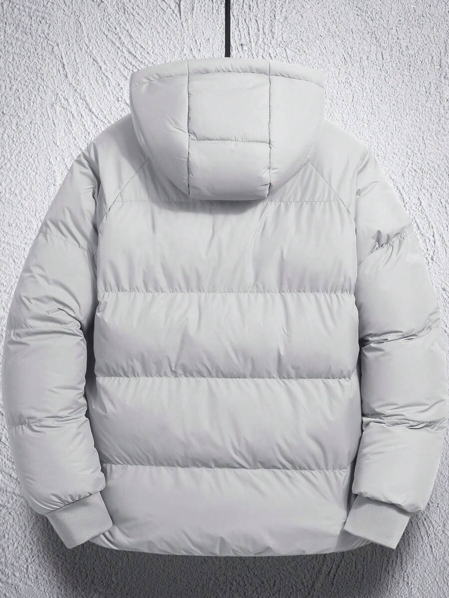 Comfortable Insulated Khaki Coat