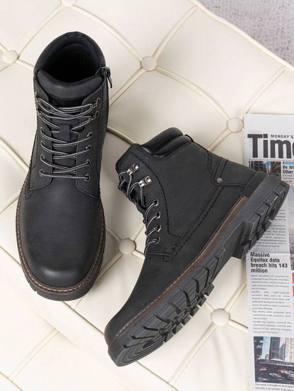 Comfortable Trekking Boots with Side Zipper