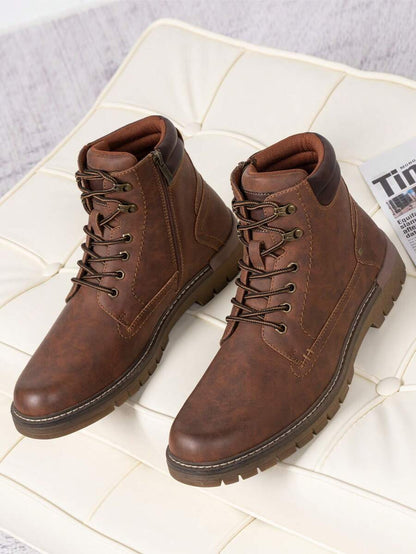 Comfortable Trekking Boots with Side Zipper