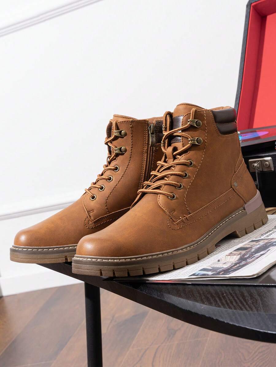 Comfortable Trekking Boots with Side Zipper
