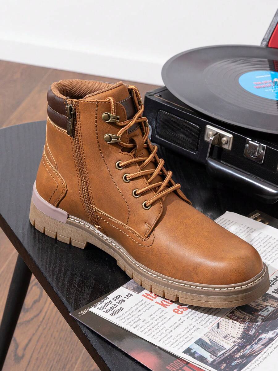 Comfortable Trekking Boots with Side Zipper