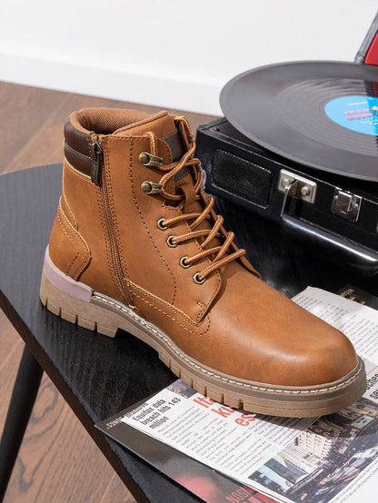 Comfortable Trekking Boots with Side Zipper