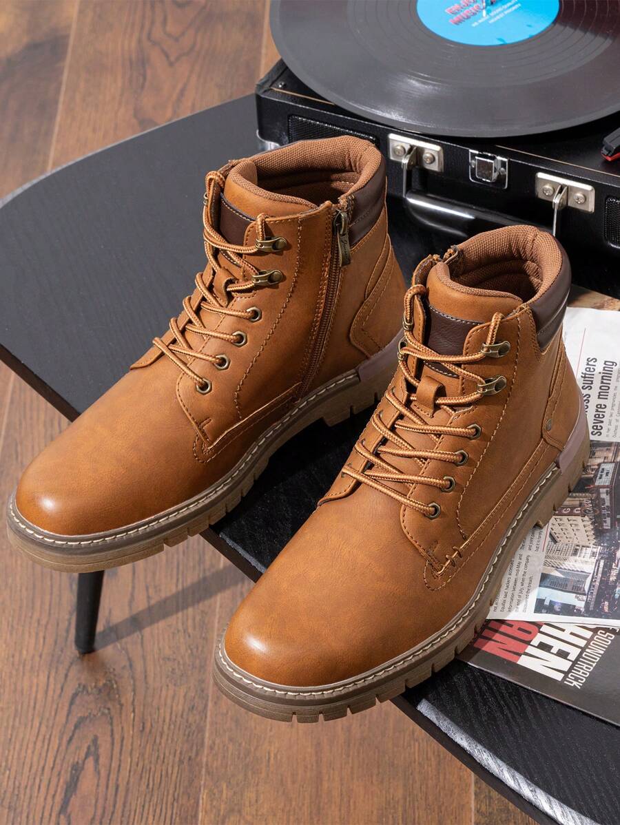Comfortable Trekking Boots with Side Zipper