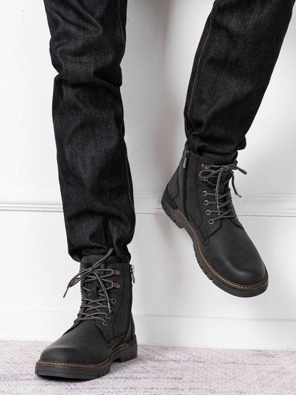 Comfortable Trekking Boots with Side Zipper
