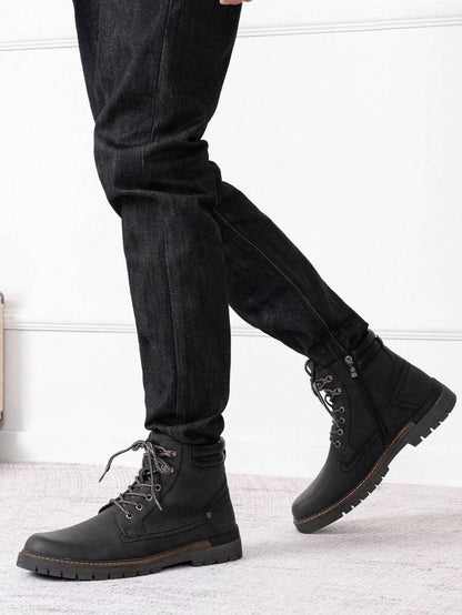 Comfortable Trekking Boots with Side Zipper