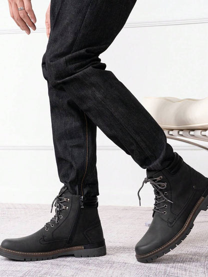 Comfortable Trekking Boots with Side Zipper