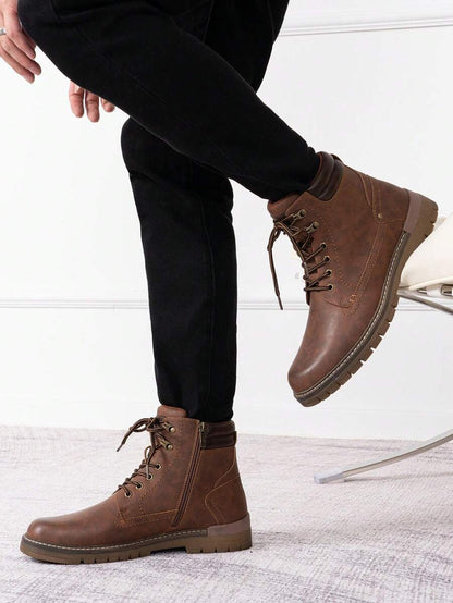 Comfortable Trekking Boots with Side Zipper