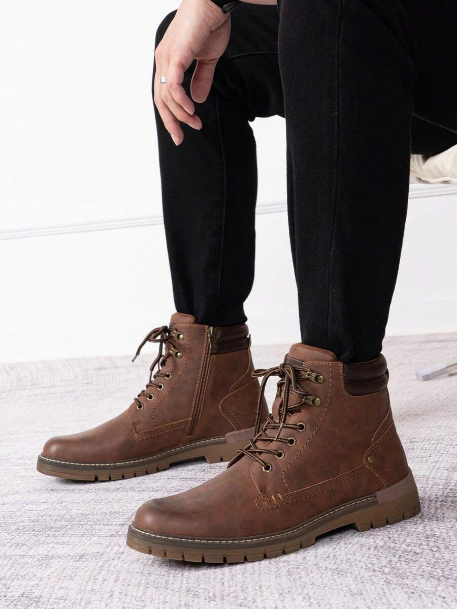 Comfortable Trekking Boots with Side Zipper