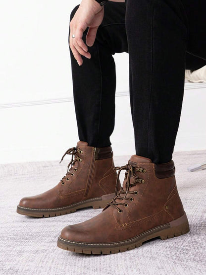 Comfortable Trekking Boots with Side Zipper