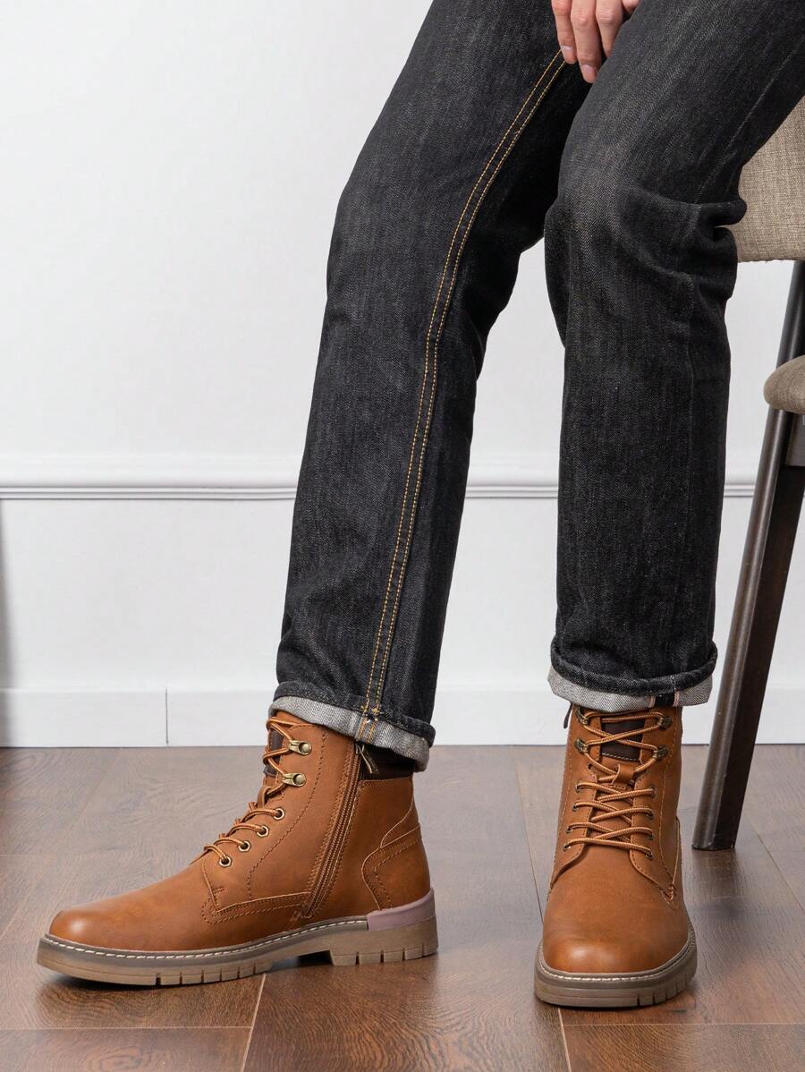 Comfortable Trekking Boots with Side Zipper