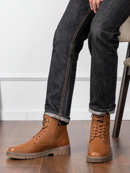 Comfortable Trekking Boots with Side Zipper