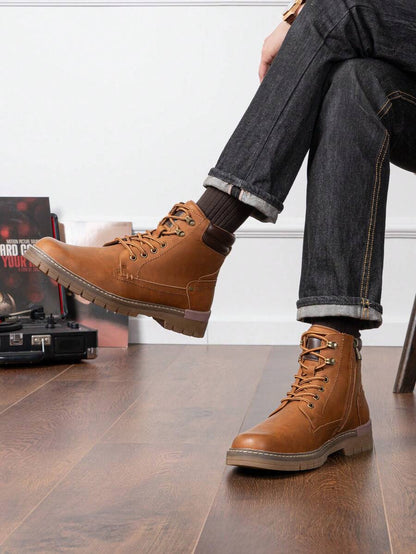 Comfortable Trekking Boots with Side Zipper