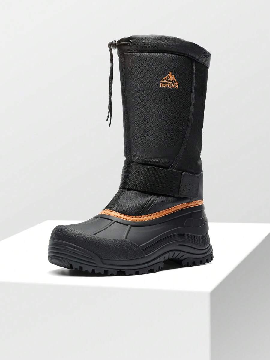 Insulated Snow Boots for Women Black - OutfitLondon