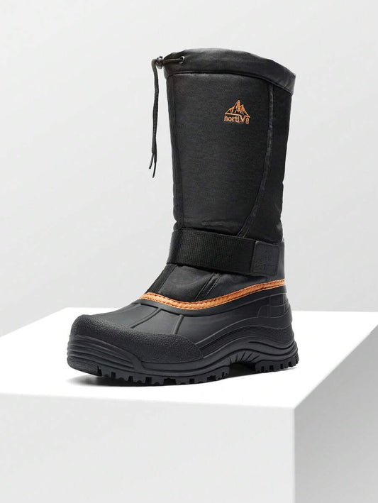 Insulated Snow Boots for Women Black - OutfitLondon