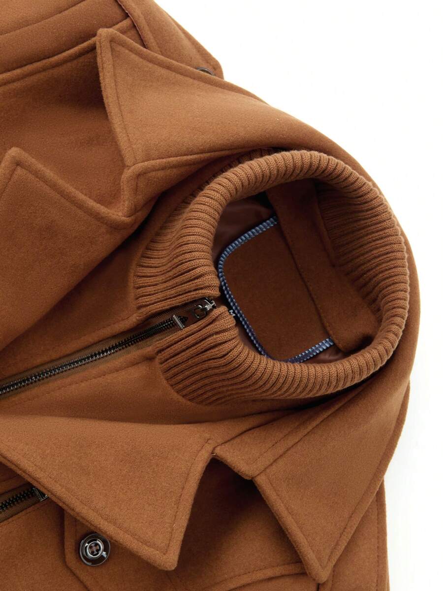 Warm Waterproof Parka Style Long Coat for Men
