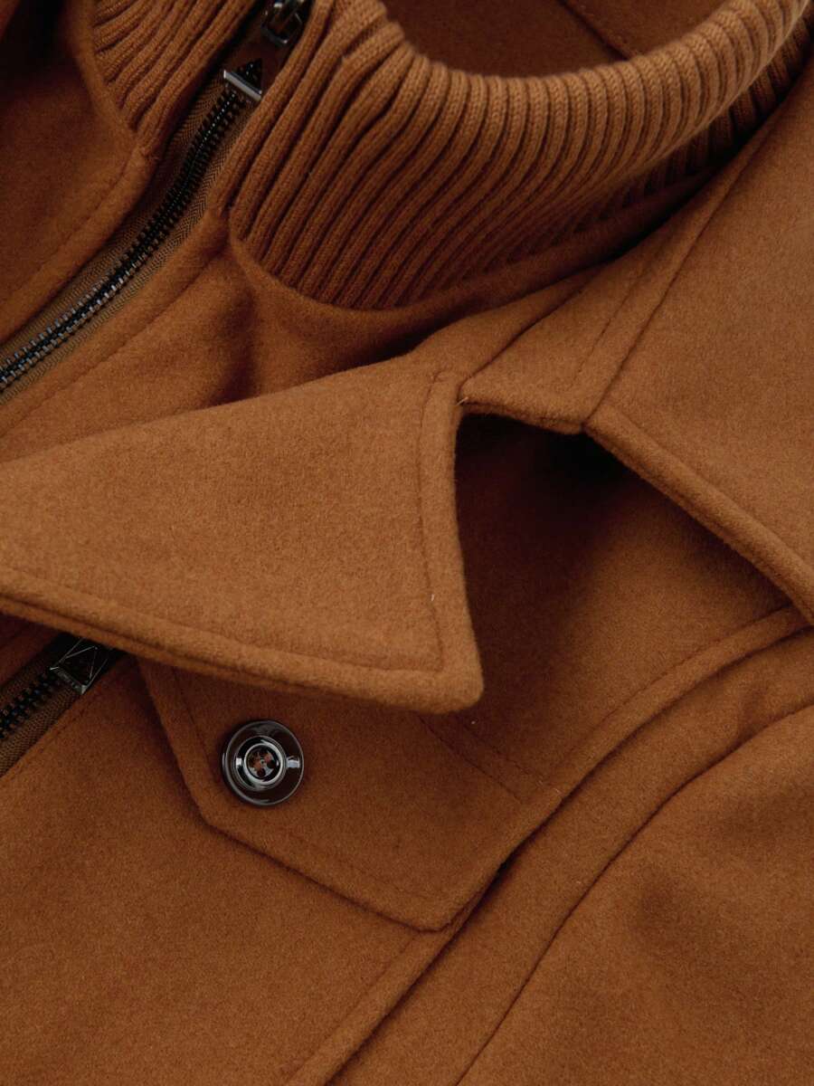 Classic Gray Wool Office Jacket